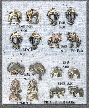 Bronze Earring Charms