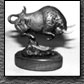 Primitive Bison Sculpture